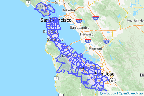 Service Area Map