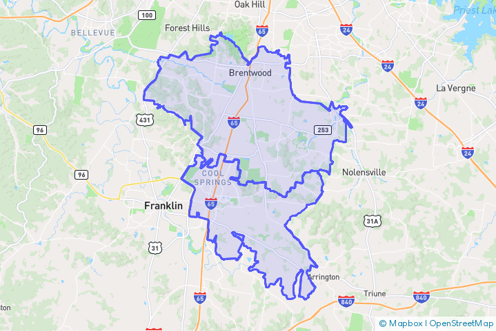 Service Area Map