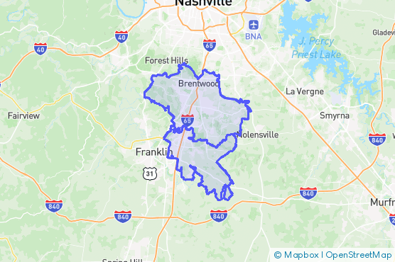 Service Area Map