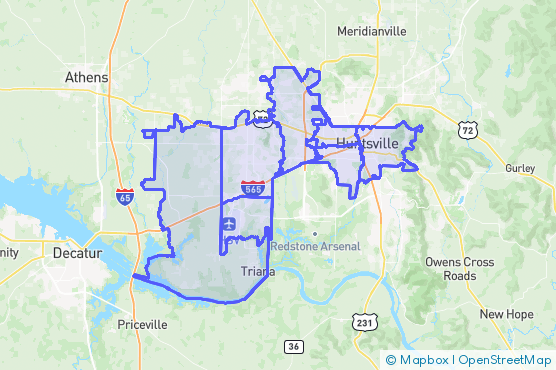 Service Area Map