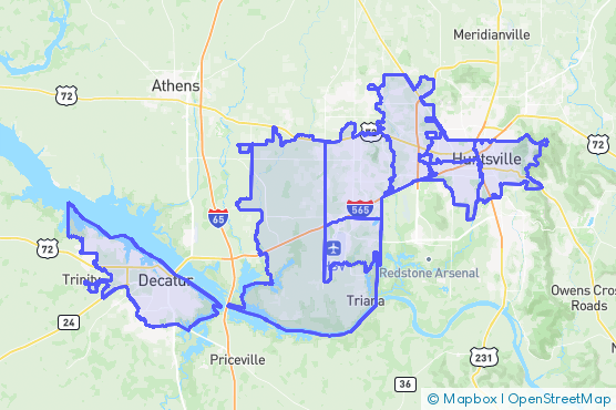 Service Area Map
