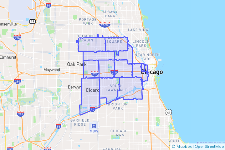 Service Area Map