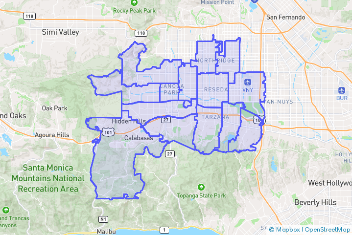 Service Area Map