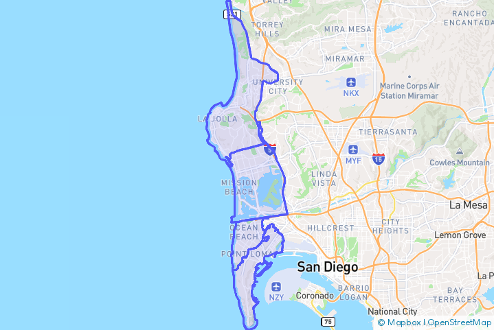 Service Area Map
