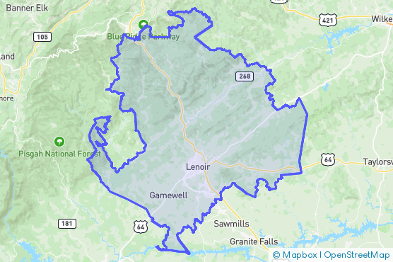 Service Area Map