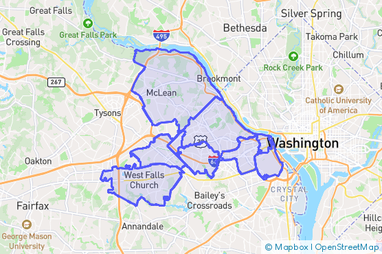 Service Area Map