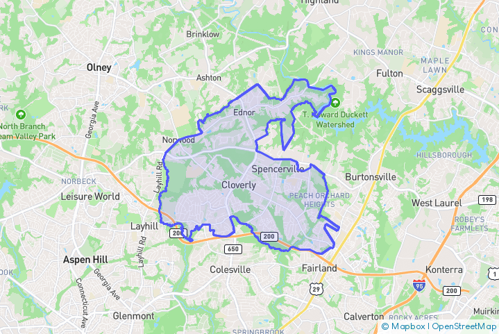 Service Area Map