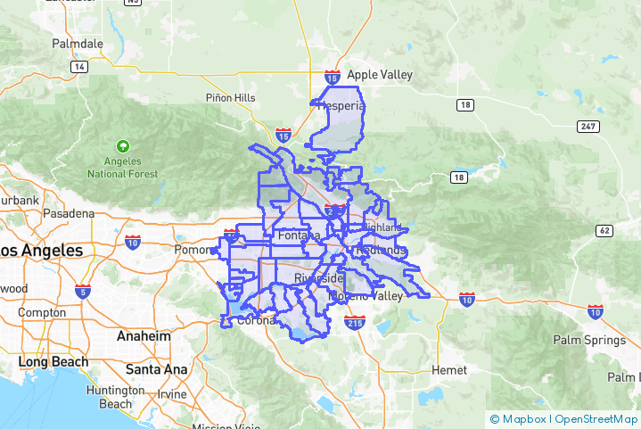 Service Area Map