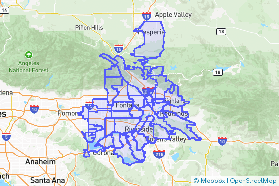 Service Area Map