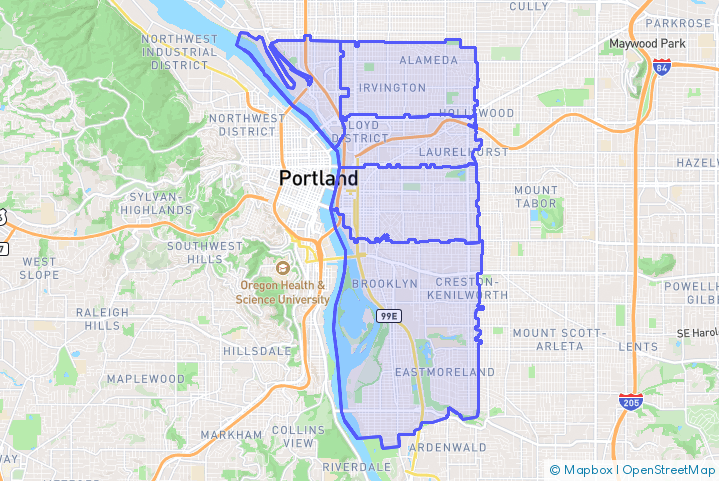 Service Area Map