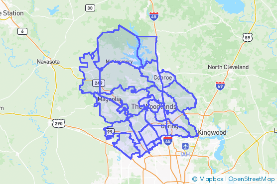 Service Area Map