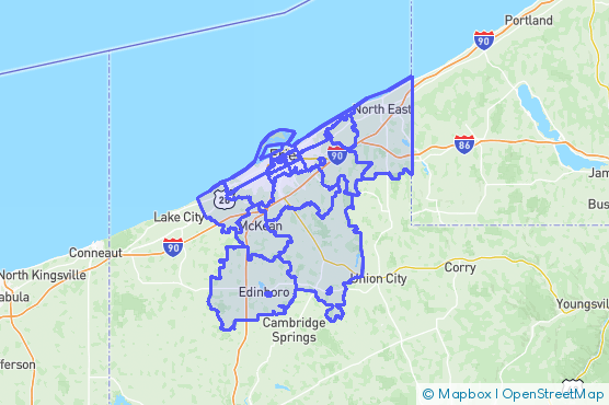 Service Area Map