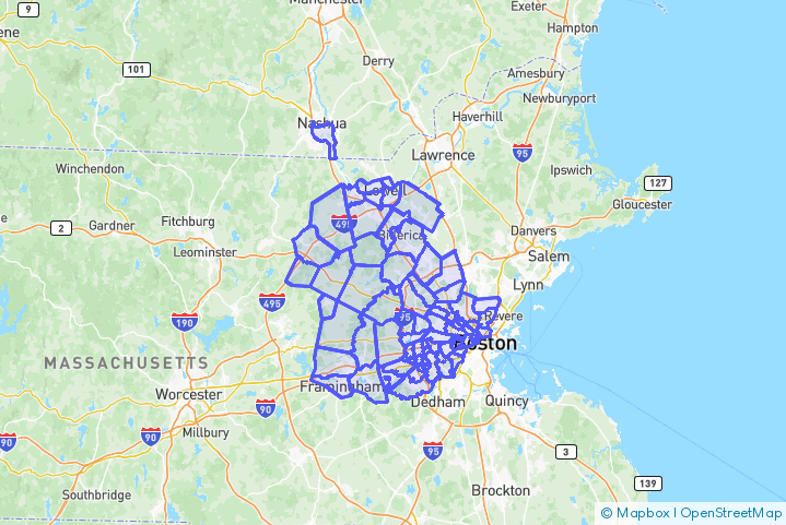 Service Area Map