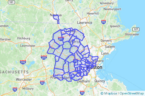 Service Area Map