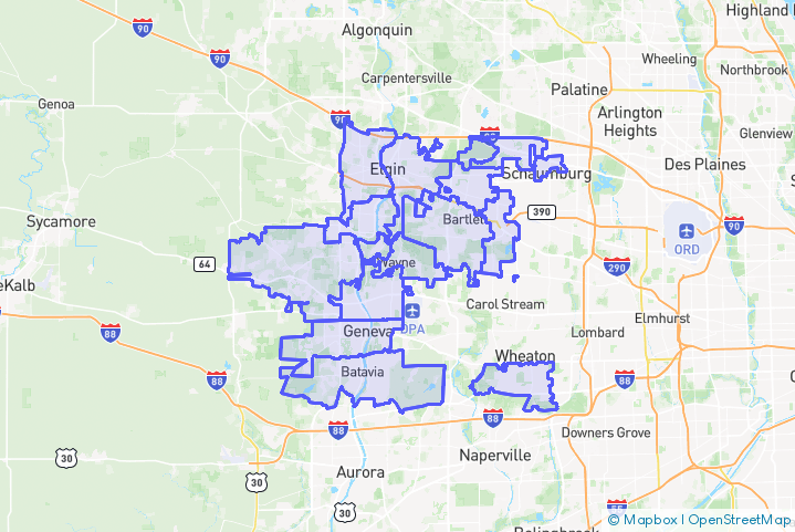 Service Area Map