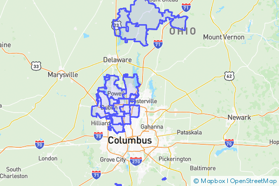 Service Area Map