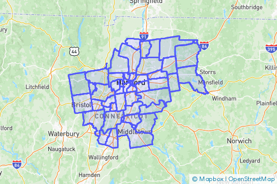 Service Area Map