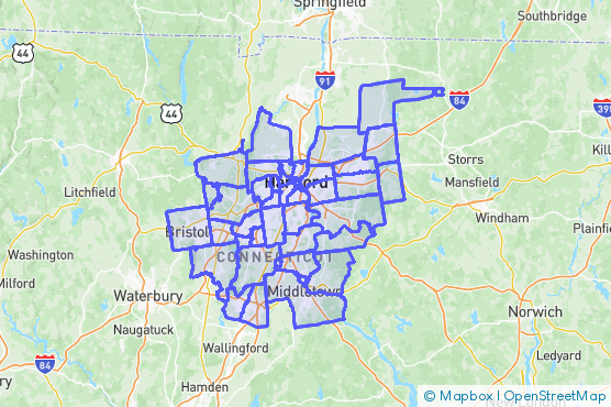Service Area Map