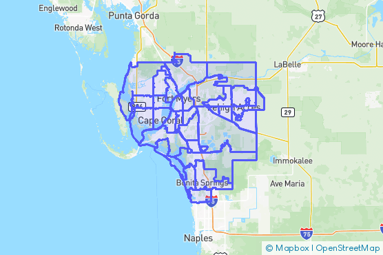 Service Area Map