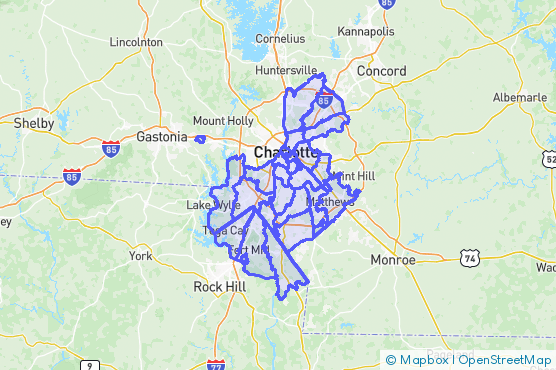 Service Area Map