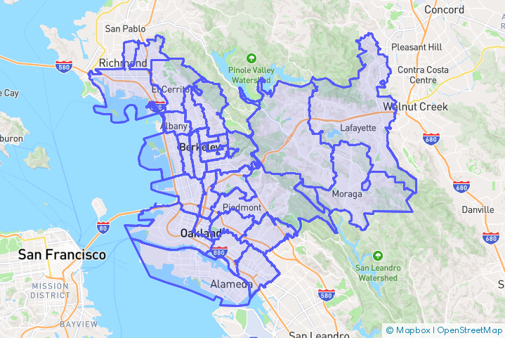 Service Area Map