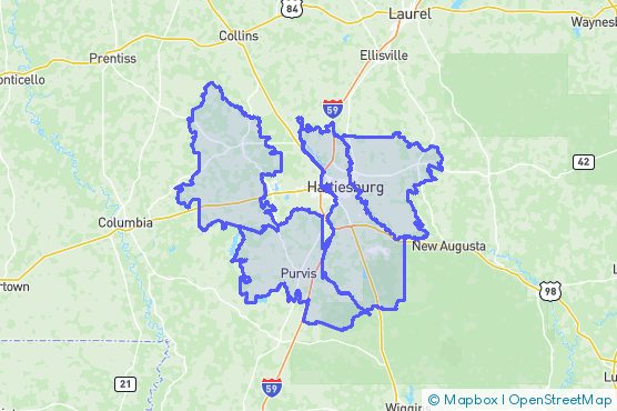 Service Area Map