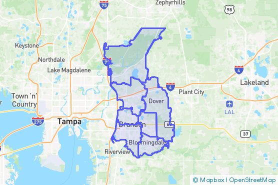 Service Area Map
