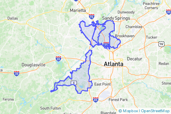 Service Area Map
