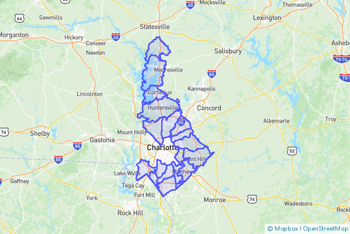 Service Area Map