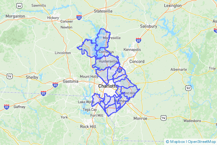 Service Area Map