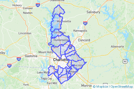 Service Area Map