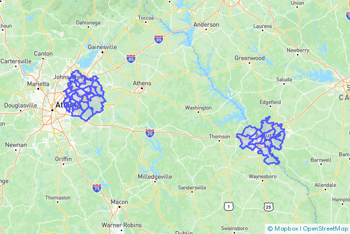 Service Area Map