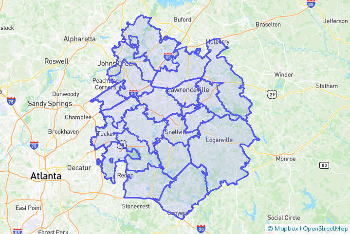 Service Area Map