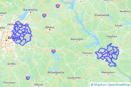 Service Area Map