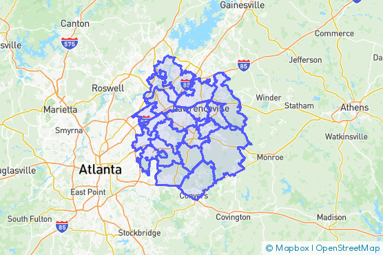 Service Area Map