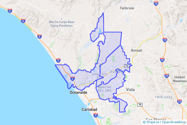 Service Area Map