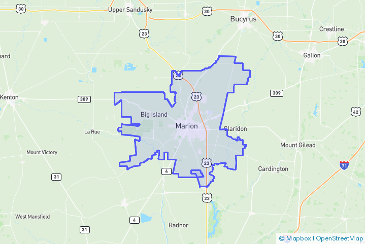 Service Area Map