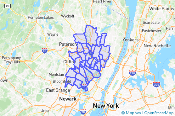 Service Area Map