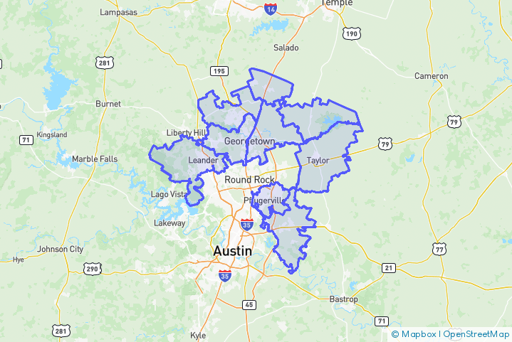 Service Area Map