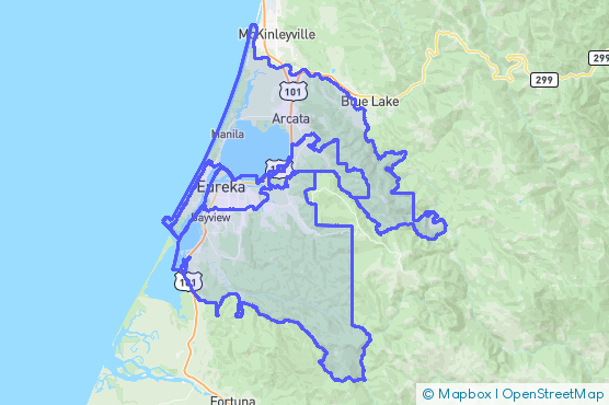 Service Area Map