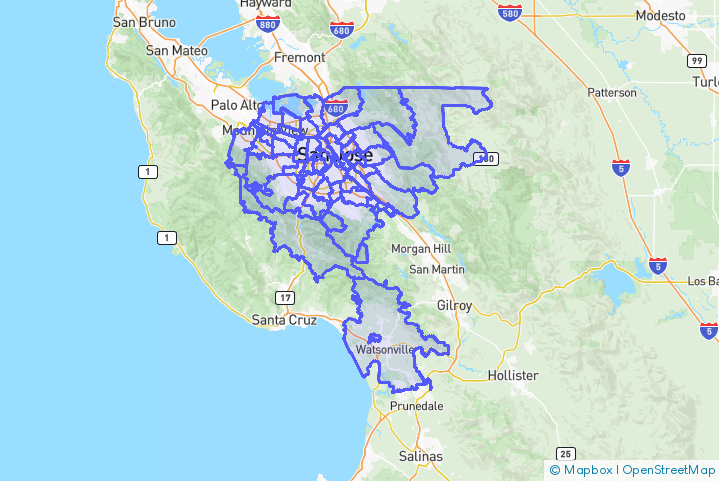 Service Area Map