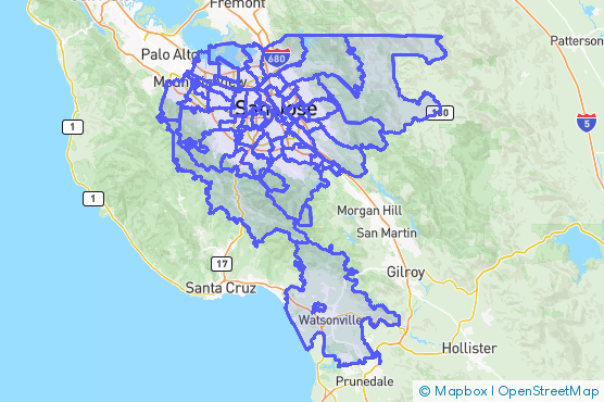 Service Area Map