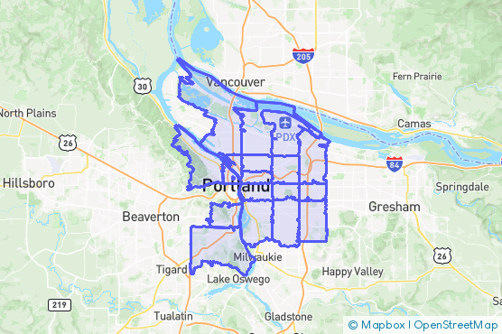 Service Area Map