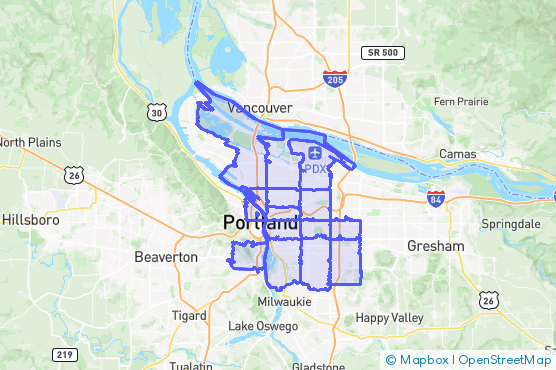 Service Area Map