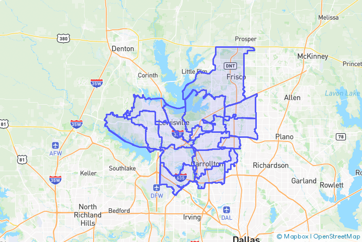 Service Area Map