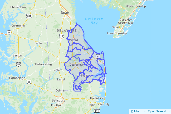 Service Area Map