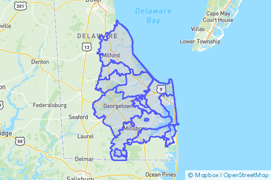 Service Area Map
