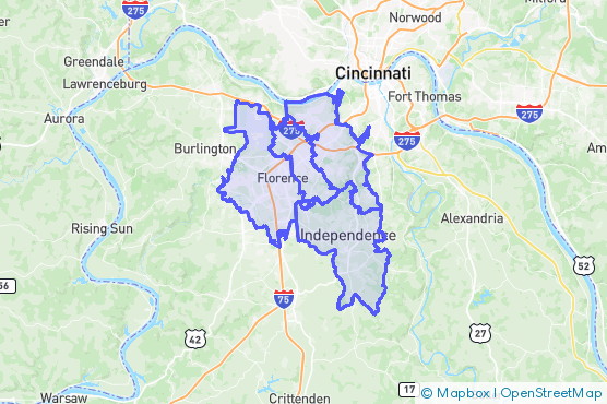 Service Area Map