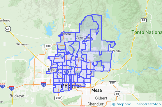 Service Area Map