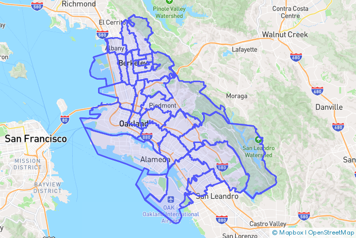 Service Area Map